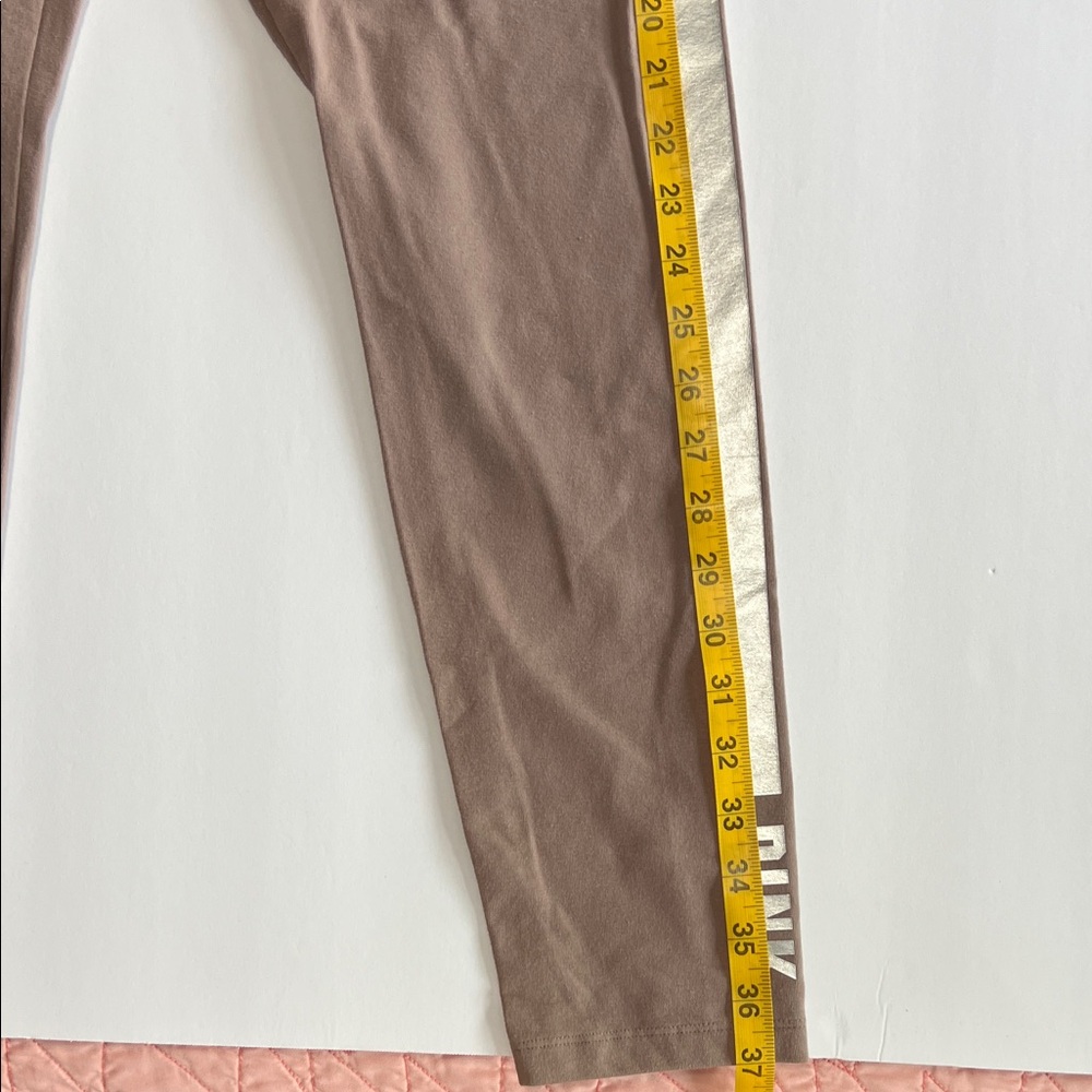 PINK Victoria's Secret women’s Brown Leggings with Silver Accent - Picture 6 of 8